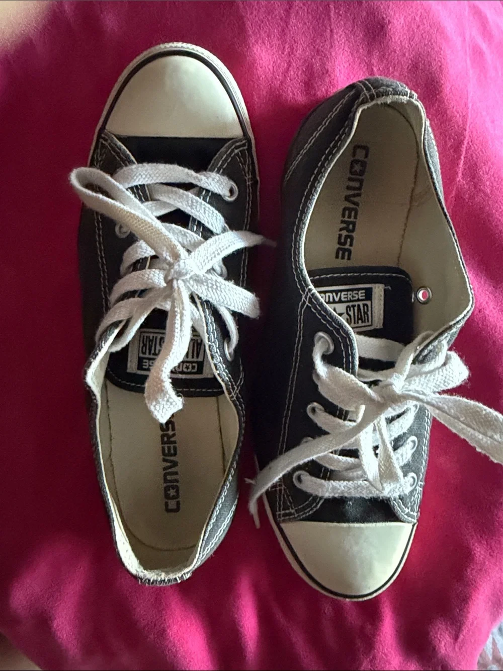 Converse Black and White Low-Top Sneakers